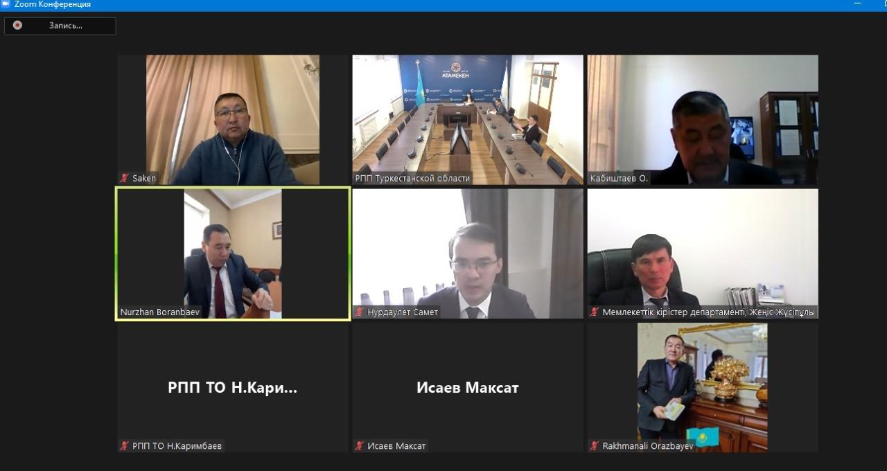 Түркістан кәсіпкерлер палатасы  кедендегі келеңсіздіктерді шешті