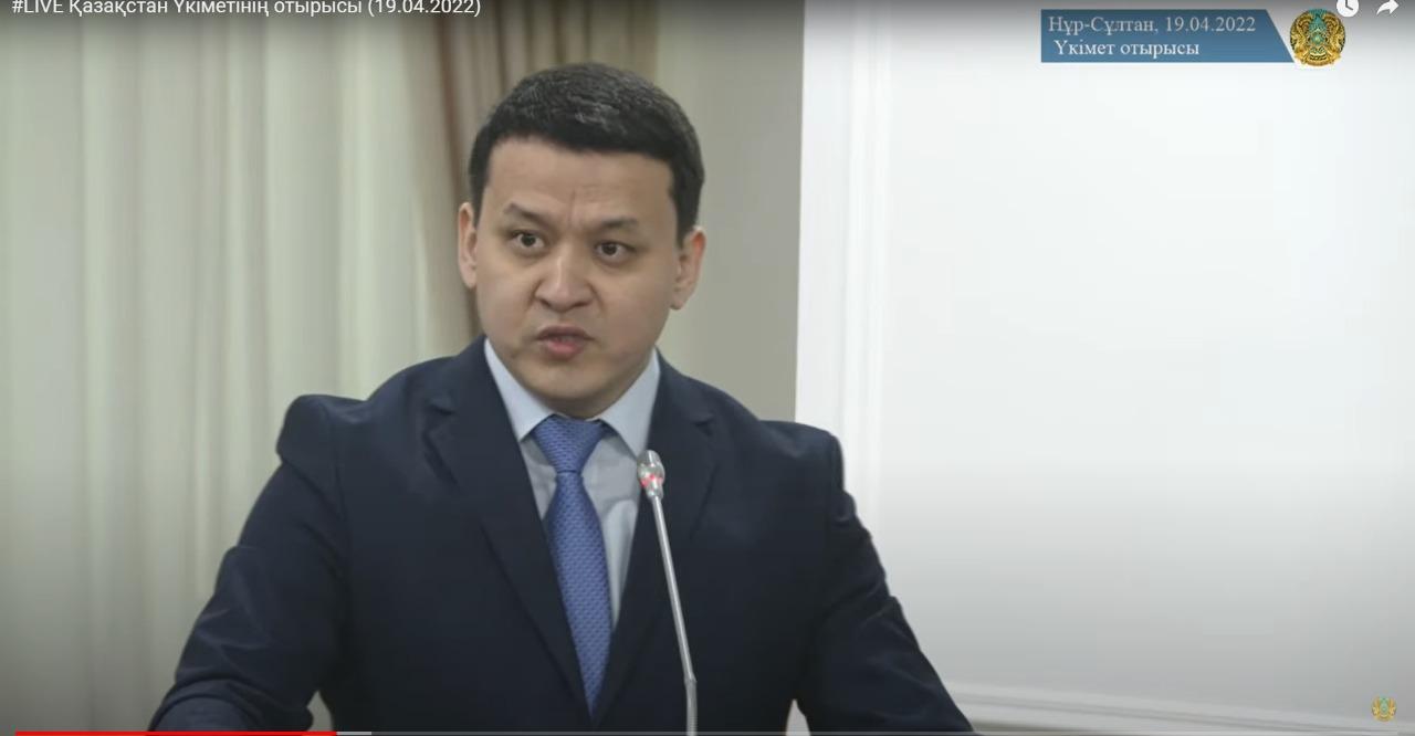 Нариман Әбілшайықов Үкімет отырысында ШОБ-ты дамыту тұжырымдамасын баяндады