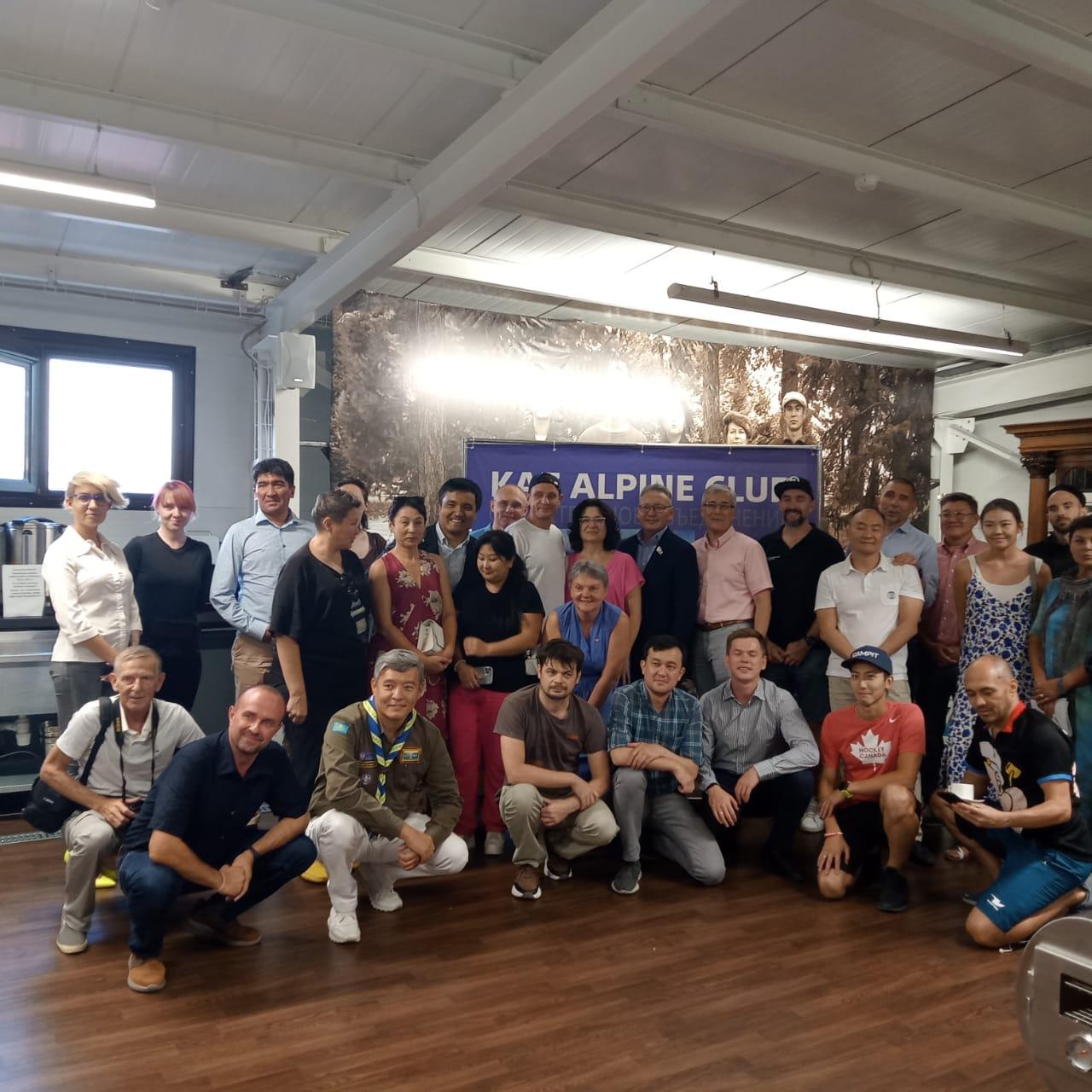 Любители горного туризма провели встречу в Kaz Alpine club