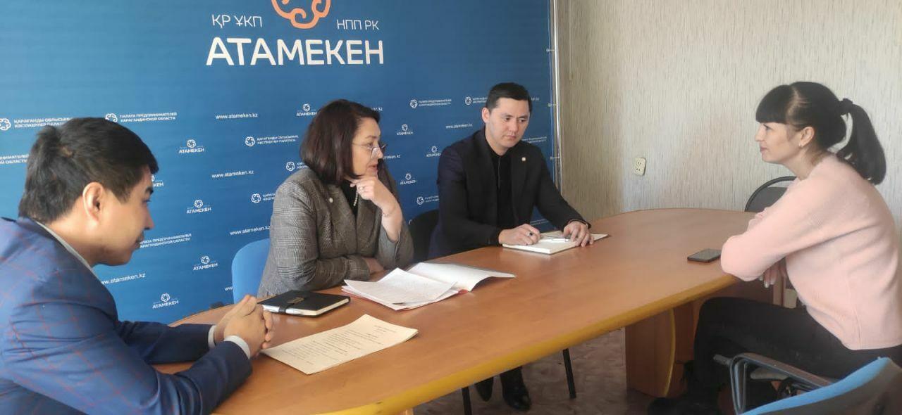 Состоялась выездная встреча представителей  РПП области Ұлытау  в город Каражал