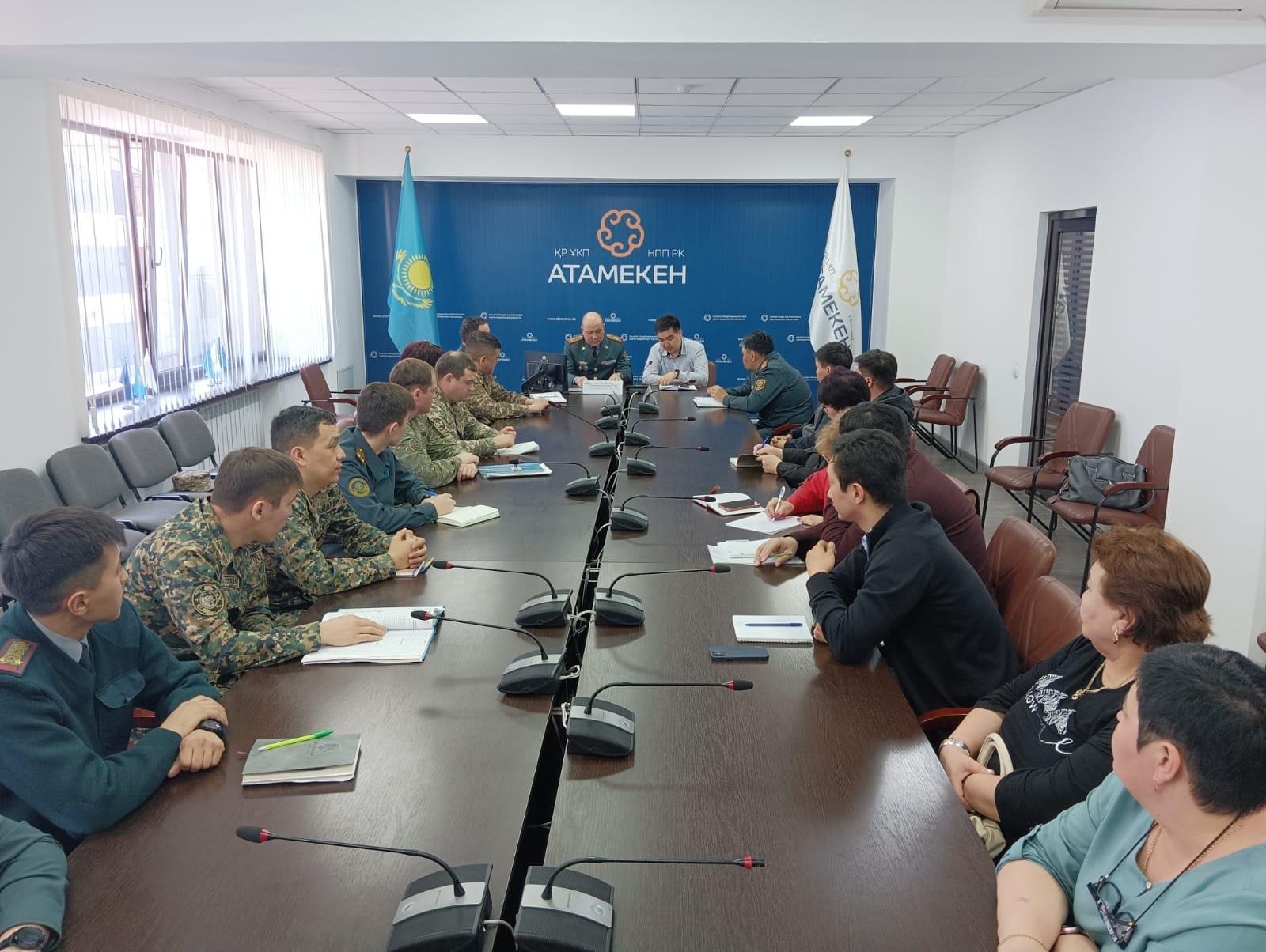    Организацию питания в воинских частях и учреждениях Карагандинского гарнизона обсудили в Палате предпринимателей 