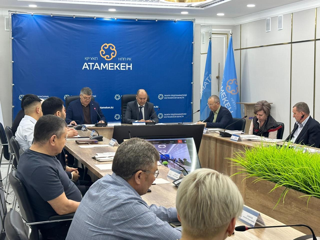 На площадке Палаты предпринимателей Костанайской области обсудили вопросы  перевозчиков 