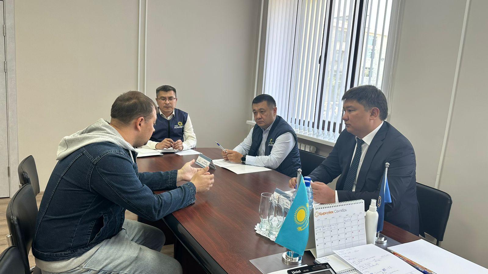 В Костанае состоялся прием предпринимателей руководством ДЭР