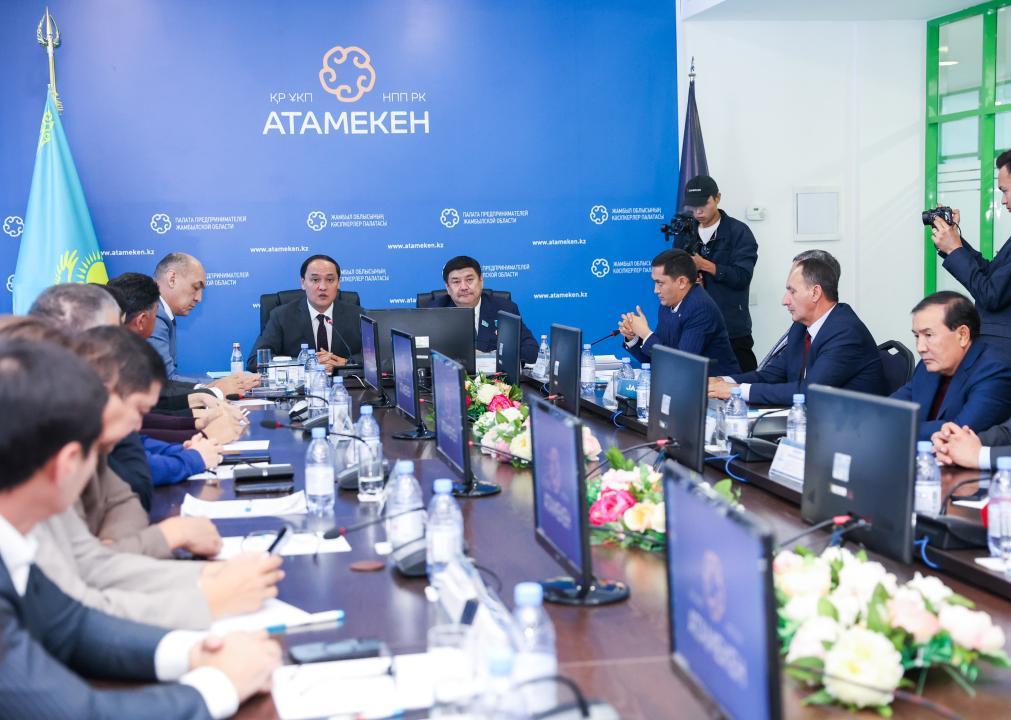 Жамбыл облысының әкімі өңірлік кеңес мүшелерімен кездесті