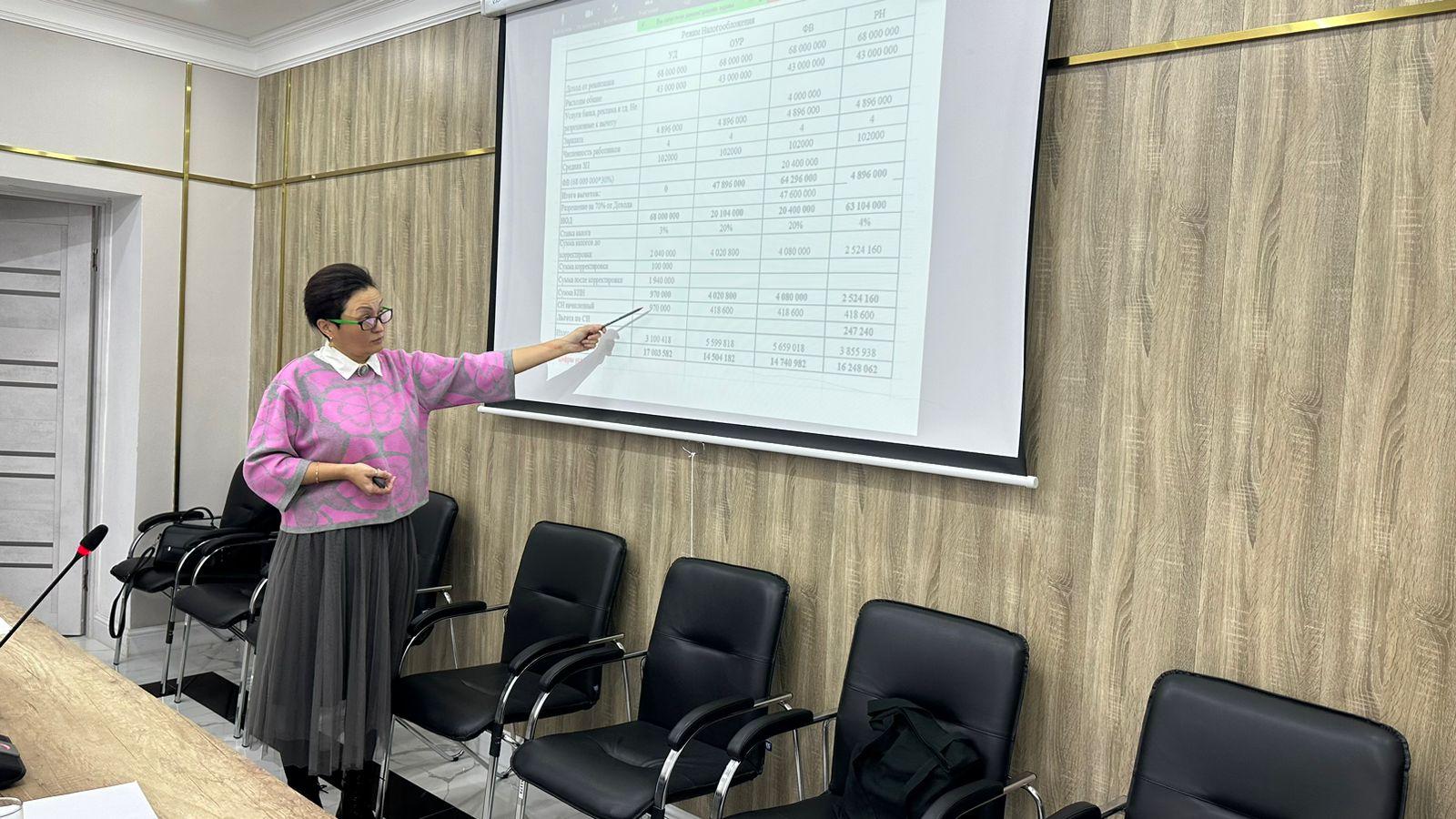 На площадке Палаты предпринимателей Костанайской области  проходят тренинги для  начинающих и действующих предпринимателей