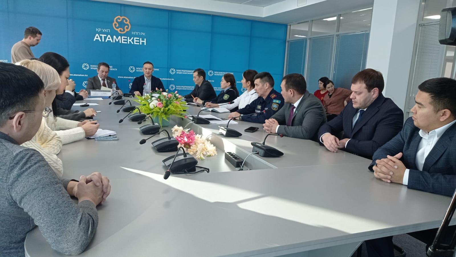 Представитель Парламента встретился с предпринимателями ЗКО