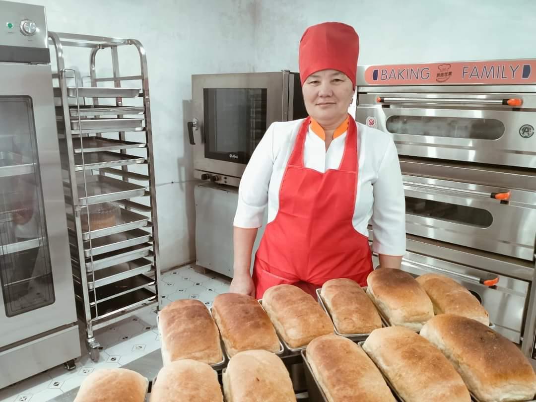 В селе Қызбел Джангельдинского района открылась современная пекарня