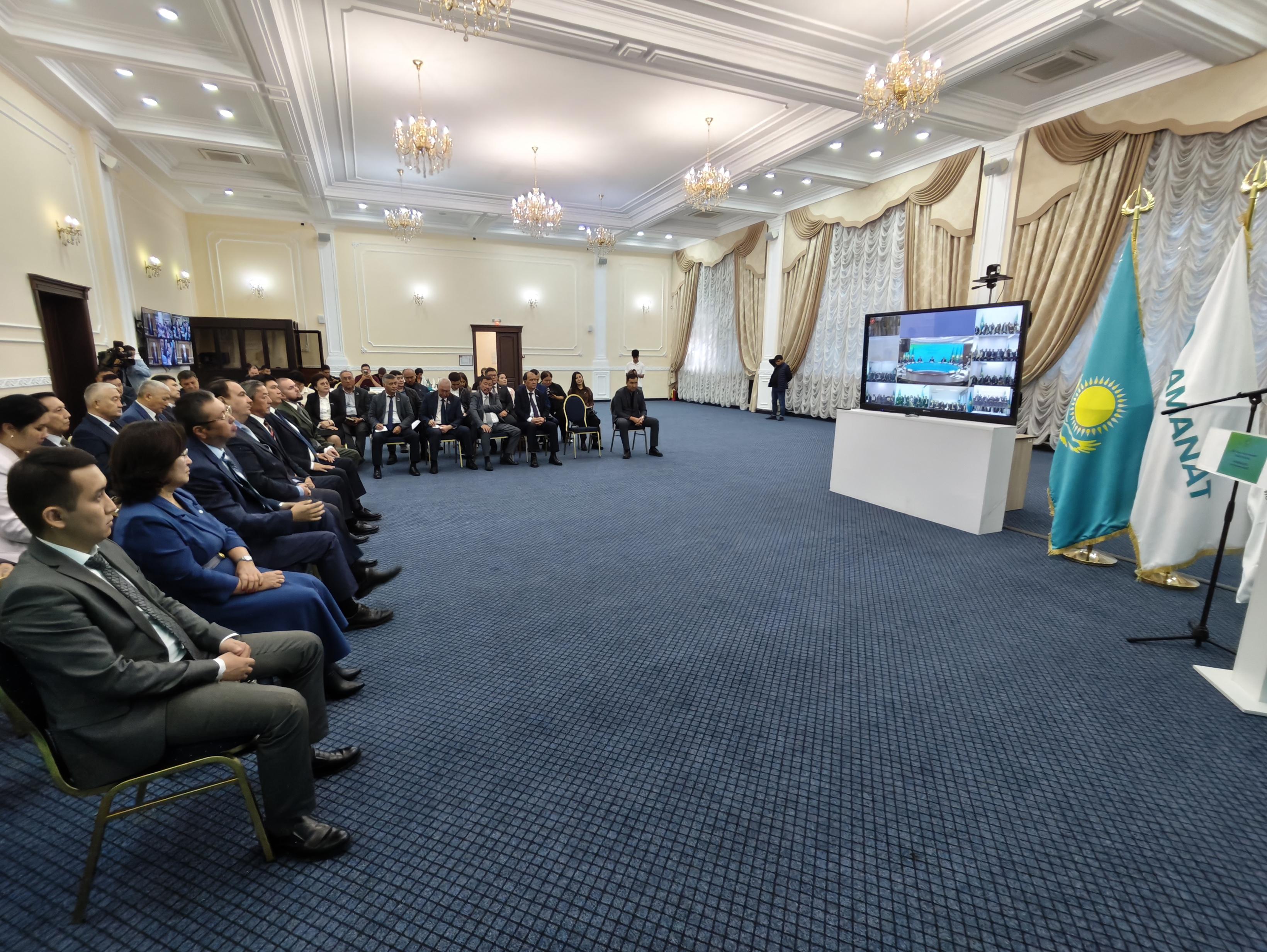 Павлодарский "Атамекен" принял участие в открытии народного штаба за строительство АЭС
