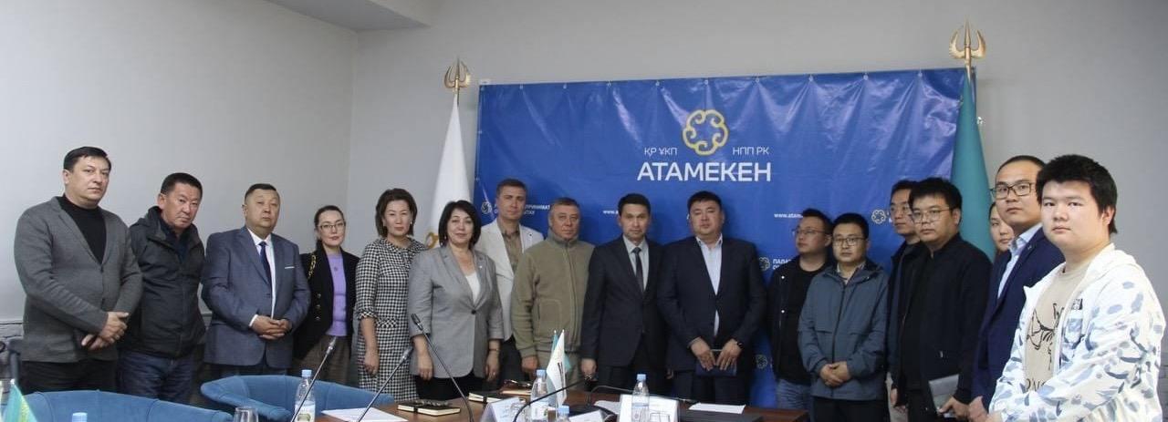 В Палате Предпринимателей области Ұлытау обсуждался вопрос взаимодействия местных предпринимателей с подрядчиками из Китая