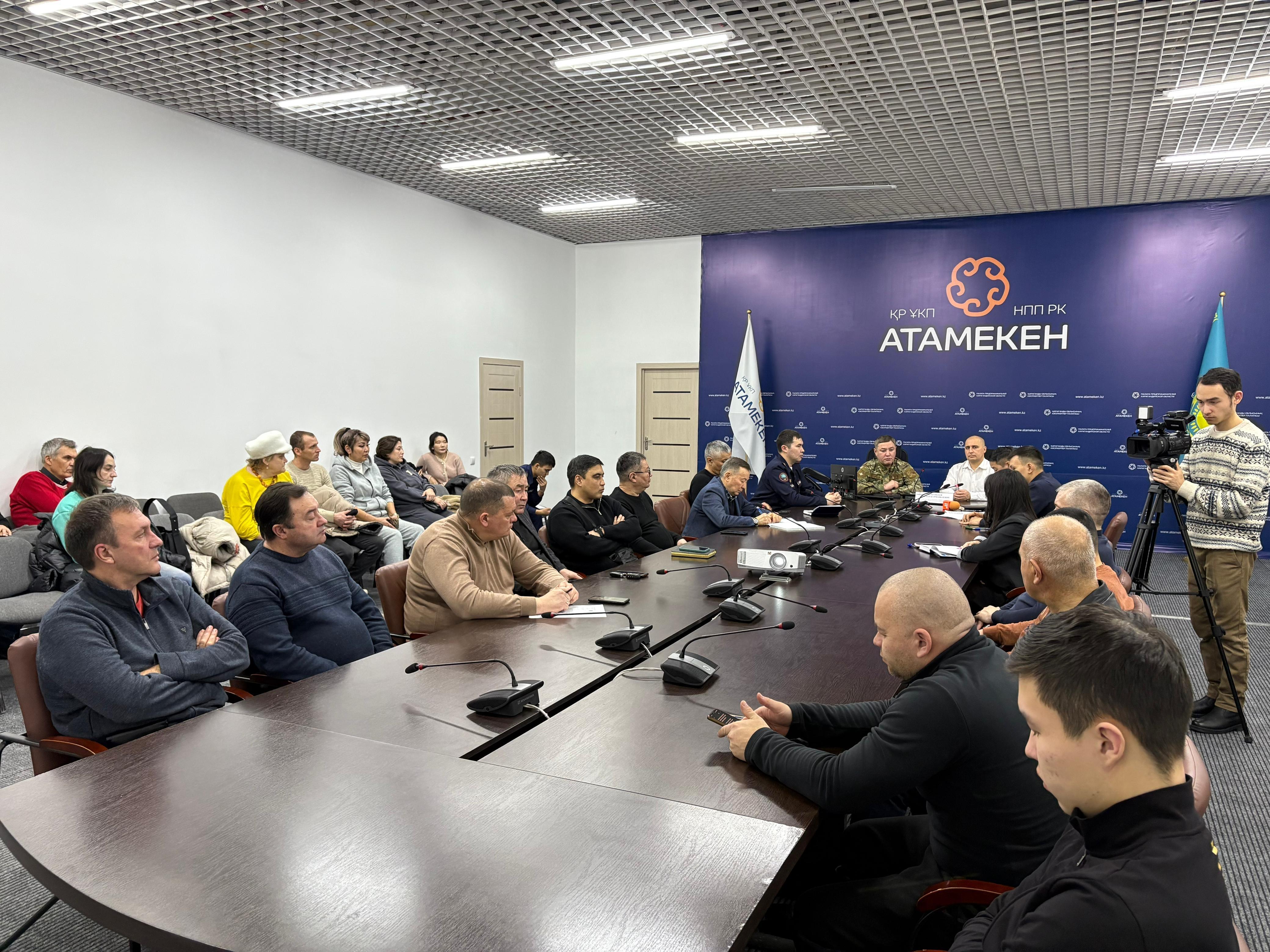 В Карагандинской области обсудили меры по обеспечению пожарной безопасности в новогодний период
