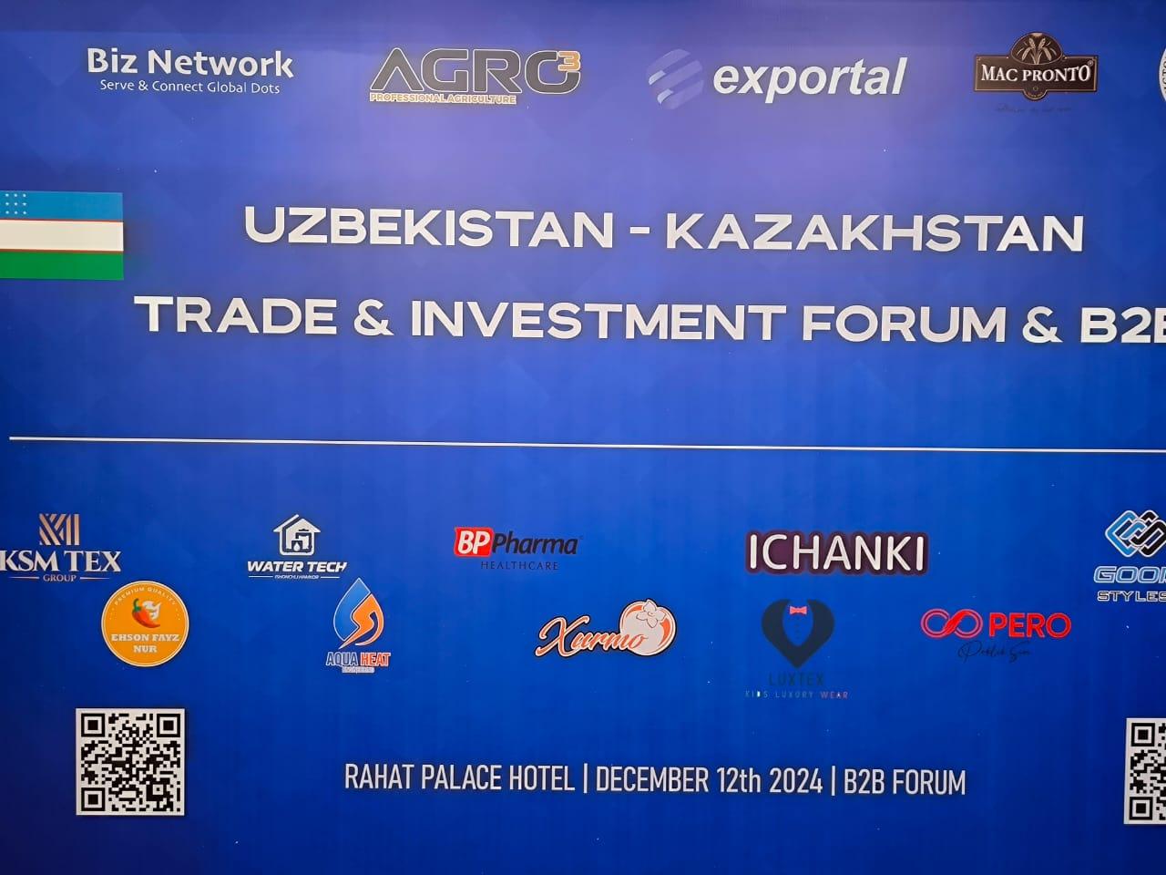 Международный бизнес-форум Uzbekistan - Kazakhstan Trade & Investment 2025: возможности для взаимовыгодного сотрудничества