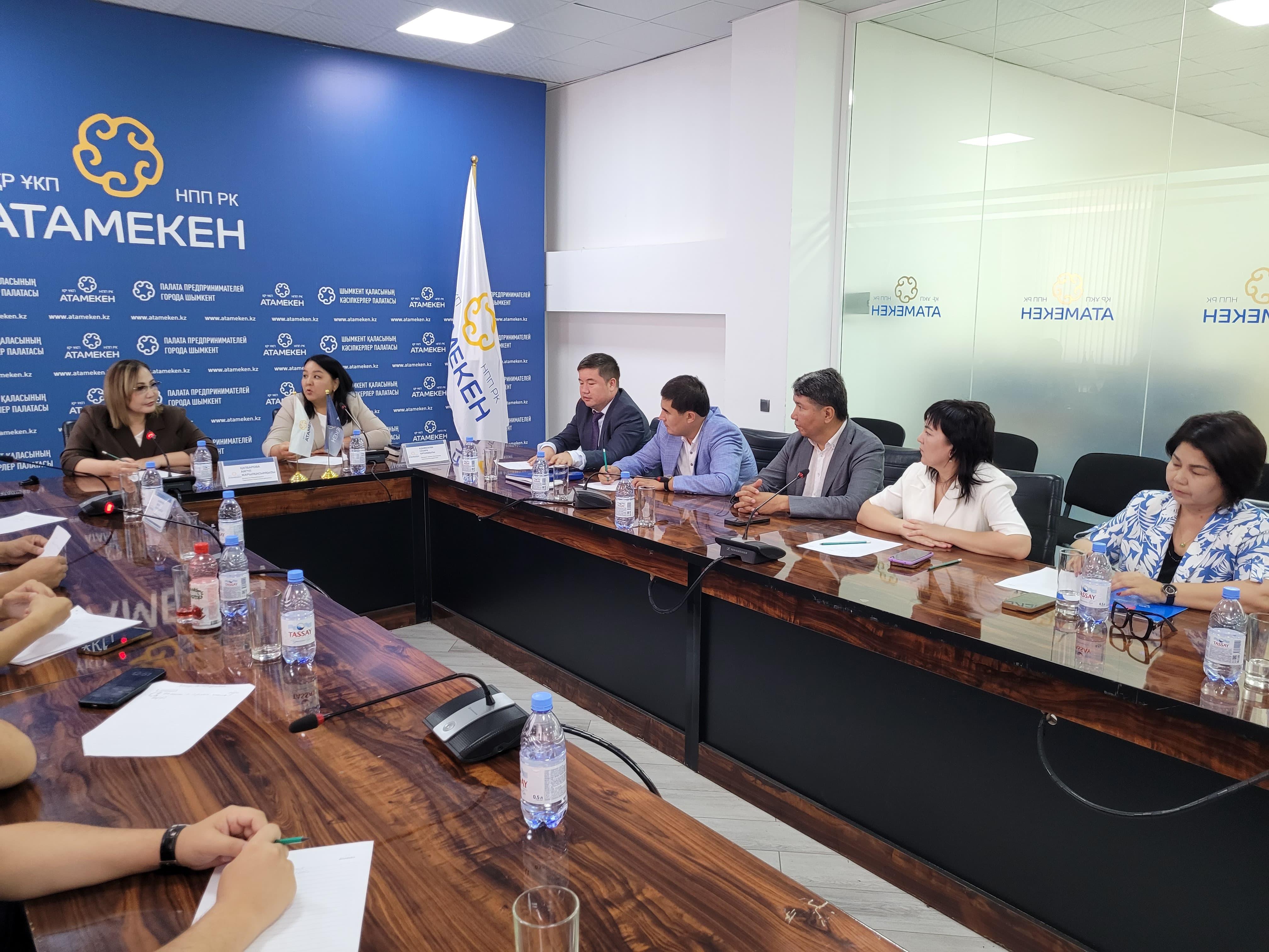 Предприниматели Шымкента совместно с сенатором обсудили вопросы в сфере образования
