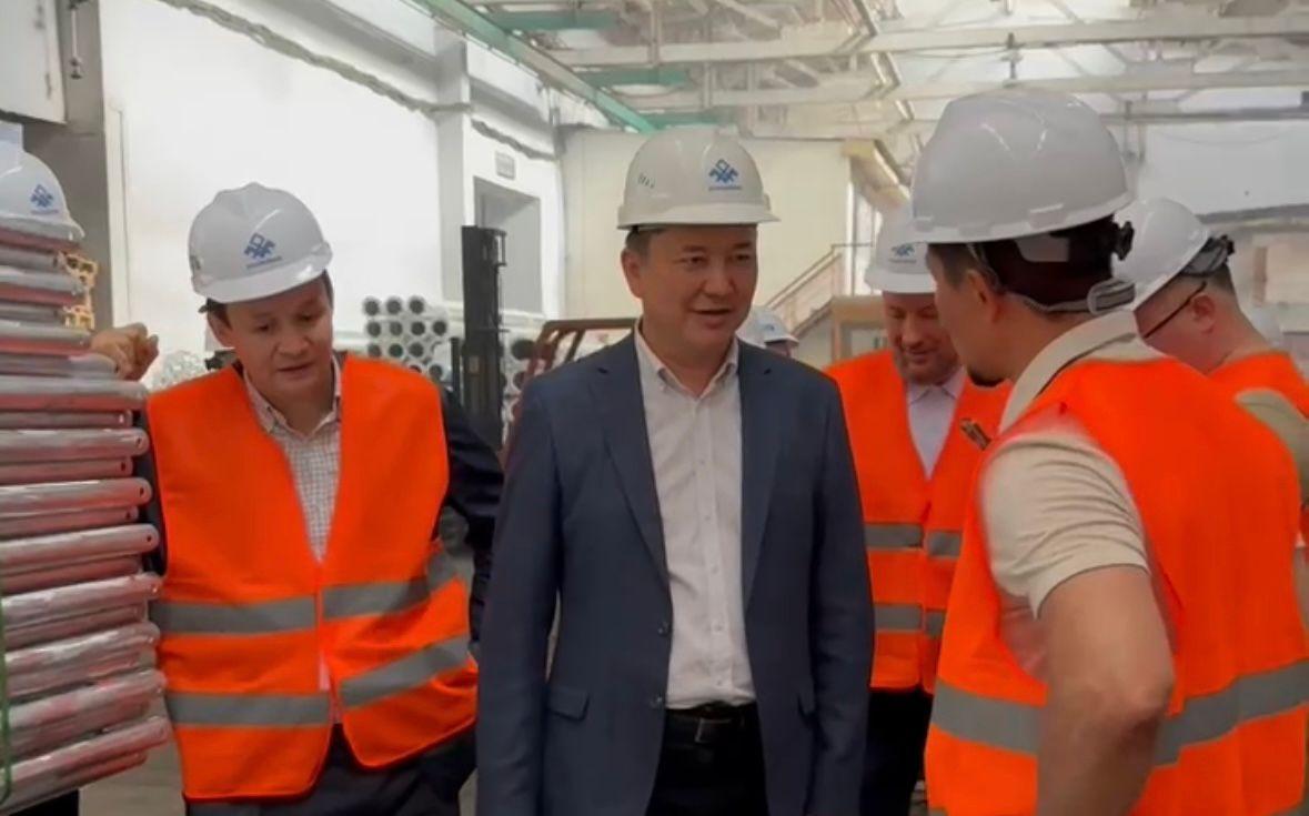 Региональный совет Палаты предпринимателей Астаны посетил ТОО «СтальЦинк» 