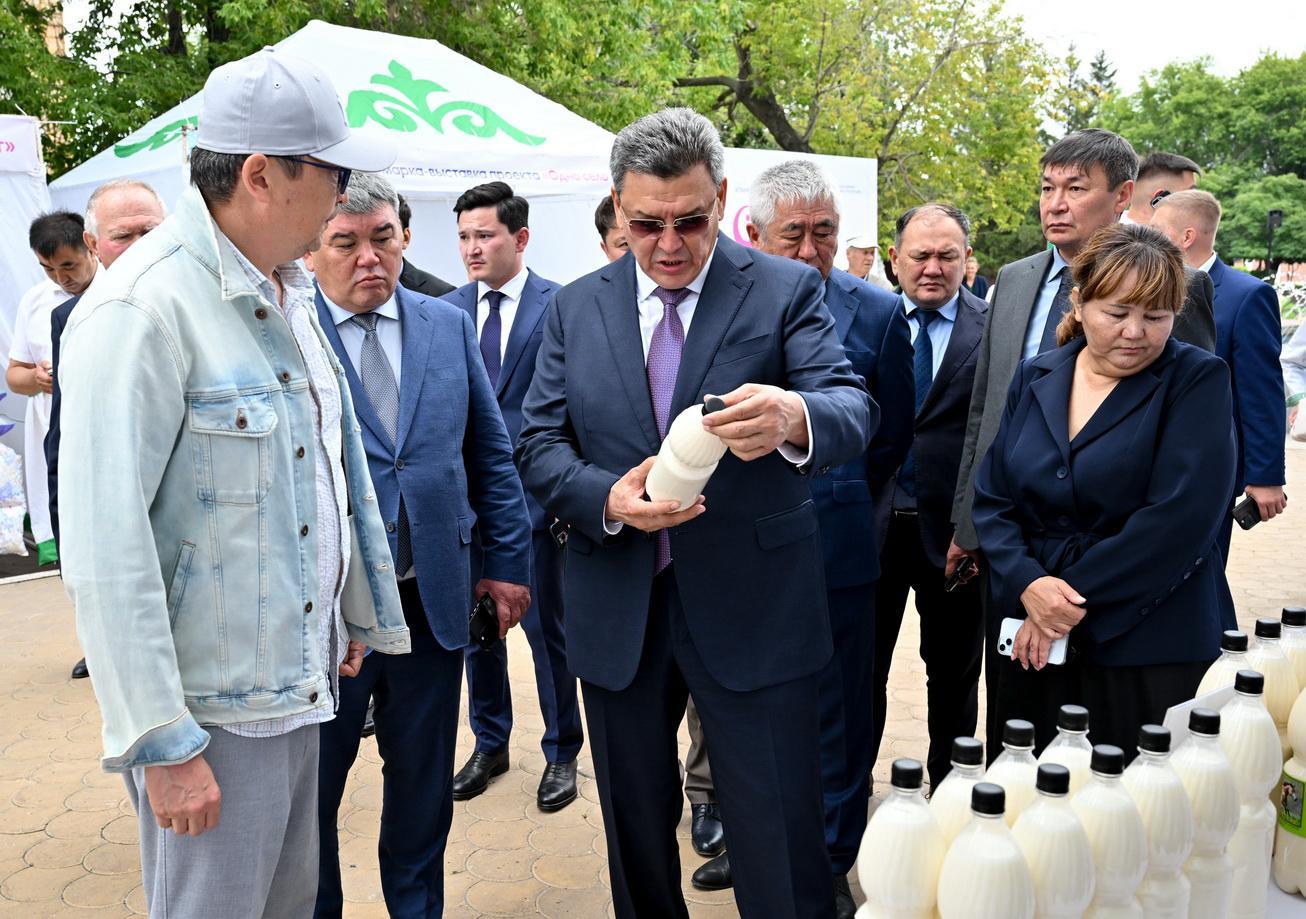 Ярмарка-выставка "Одно село - один продукт" прошла в СКО