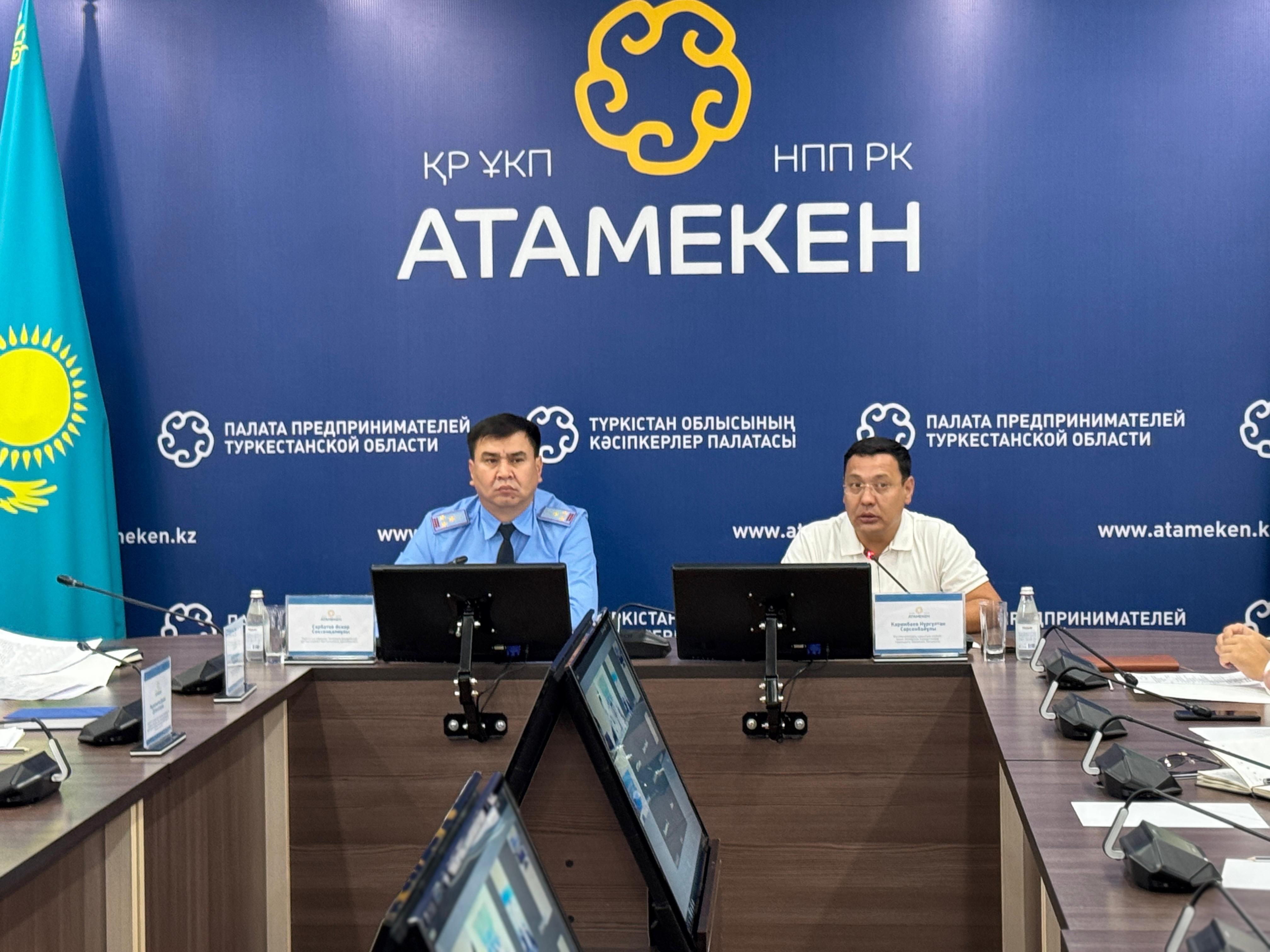 Түркістанда жанармай бекеттеріндегі өрт қауіпсіздігі талқыланды