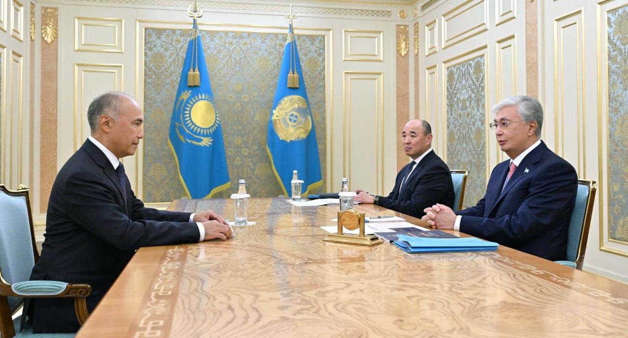 Глава государства принял Уполномоченного по защите прав предпринимателей Каната Нурова                           