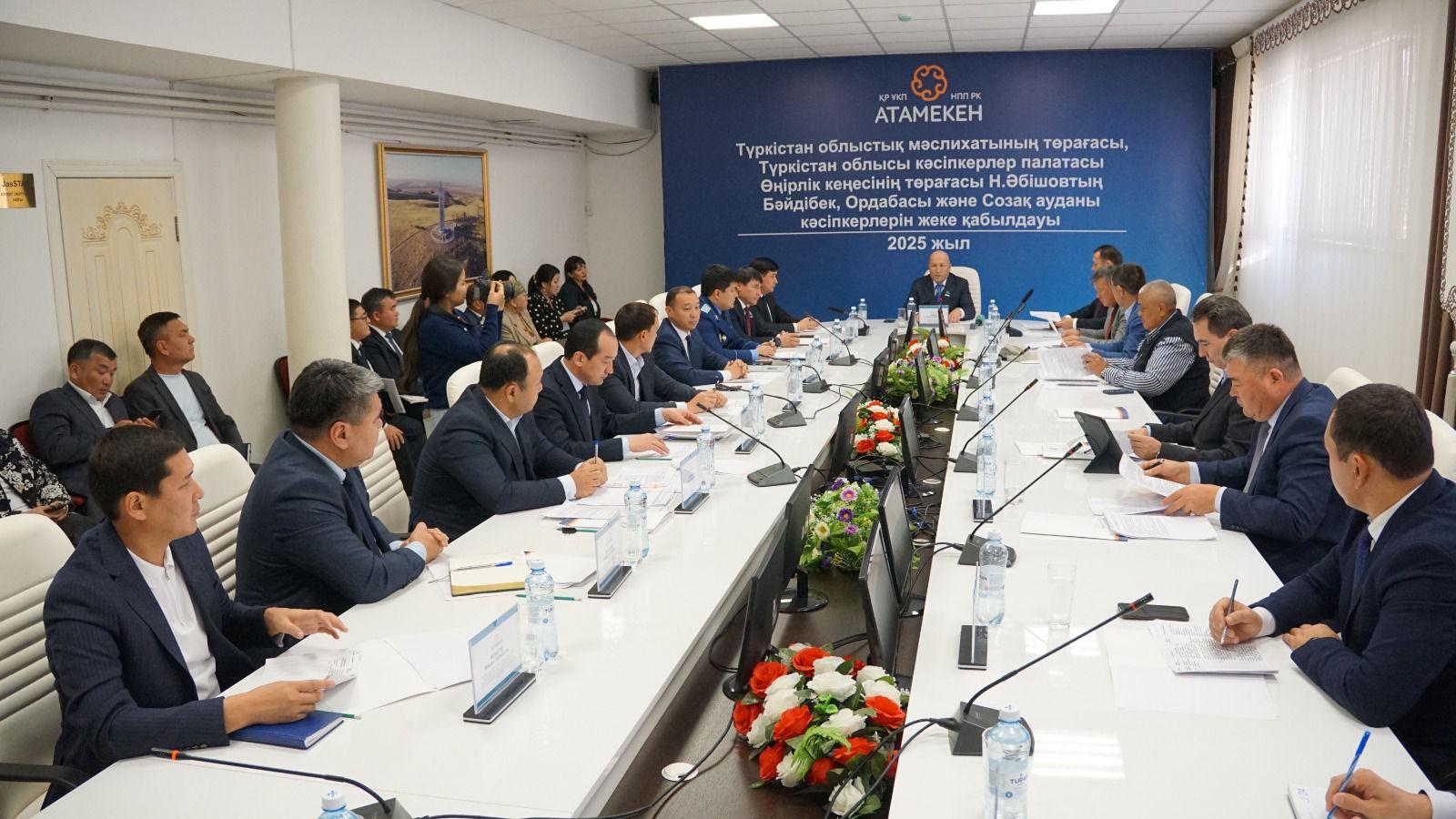 Кәсіпкерлер не дейді? Ордабасы, Бәйдібек және Созақ аудандарындағы өткір мәселелер көтерілді
